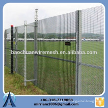 Grande clôture de sécurité 358 galvanisée par immersion à chaud de 76,2 mm * 12,7 mm, 358 clôture haute sécurité